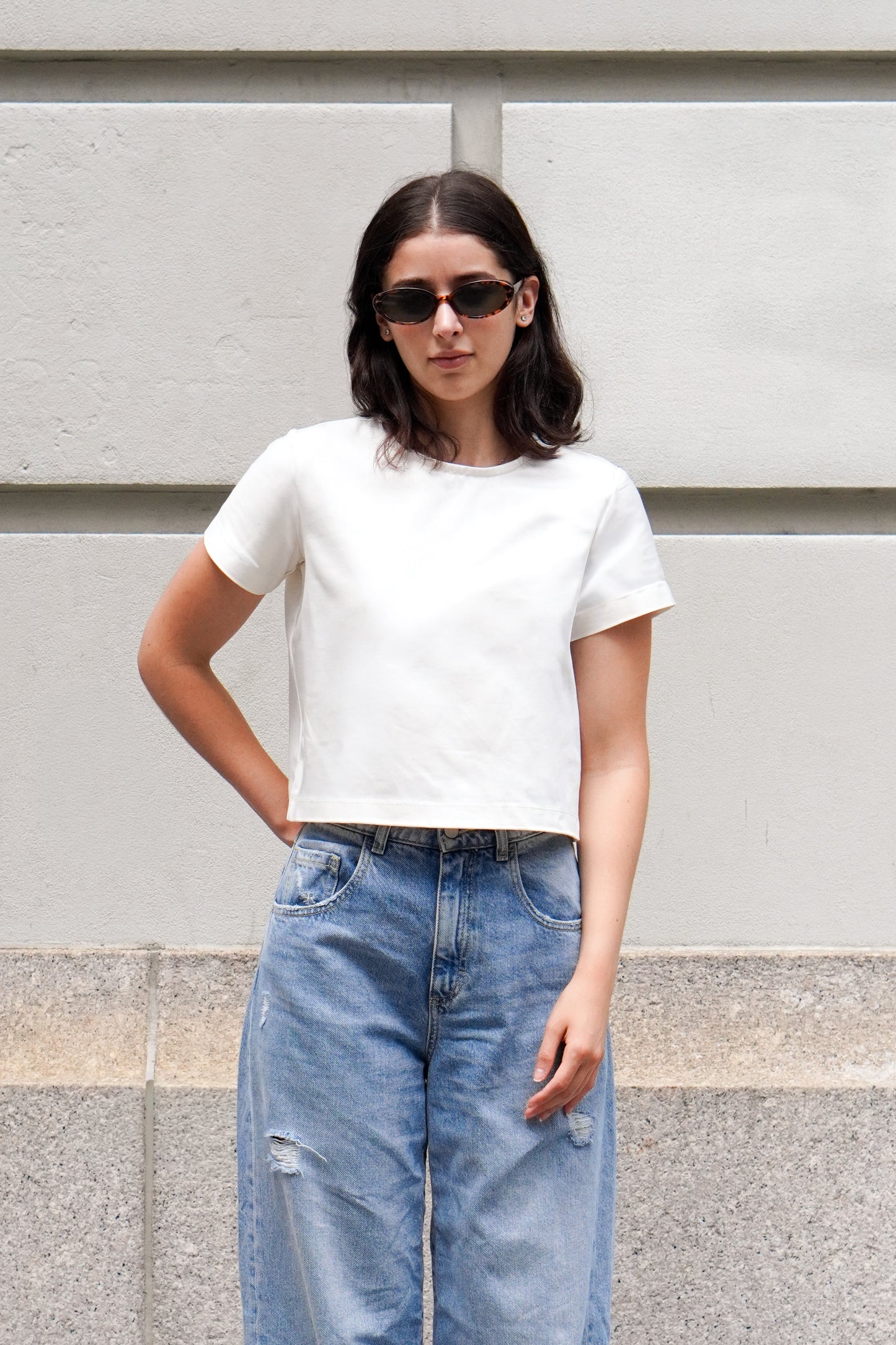 Vera Woven T-Shirt