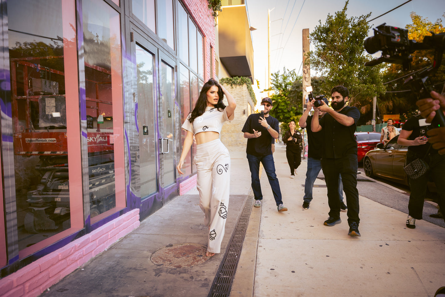 Tate Trouser Limestone x Adrian Lorenzo